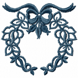 Ribbions And Bows Embroidery Design 8 Ribbions And Bows Embroidery Design 8